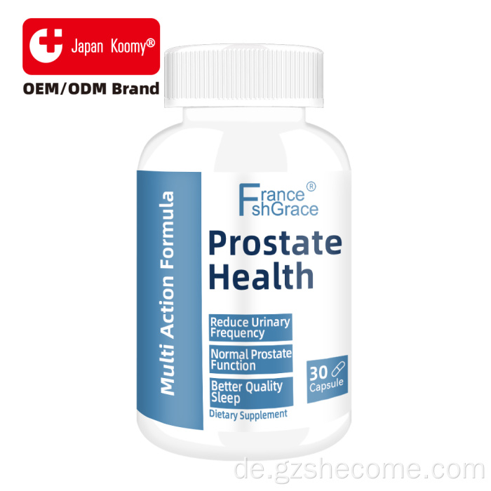 Pflanzliche Prostata-Gesundheitskapseln zur Unterstützung des Mannes